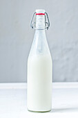 Bottle of fermented milk