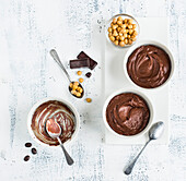 Chocolate mousse with chickpeas