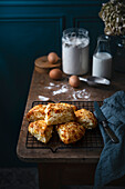 Spicy scones with cheddar cheese