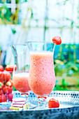 Summer strawberry cocktail