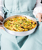 Zucchini quiche without batter