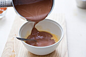 Prepare chocolate cream