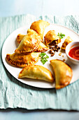 Empanadas with beef and onion