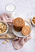 Handmade almond shortbread cookies