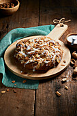 Peanut paste gourmand Babka