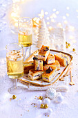 Turkey and truffle toasted sandwich appetizers