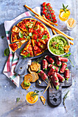 Italian appetiser platter