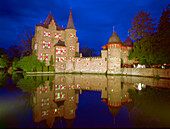 Night of the witches, Satzvey castle, Mechernich-Satzvey, Eifel, Germany