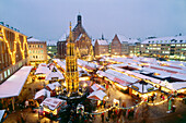 Nürnberger Christkindlmarkt, Franken, Bayern, Deutschland