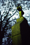 Cross on cemetery, Munich, Germany