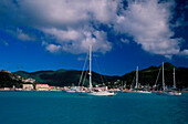 Sailing ships, Sint Maarten Caribbean, America