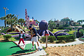 Miniature golf, Panama City Florida, USA