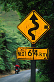 Straßenschild Neuseeland