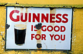 Guiness-Werbeschild County Cork, Irland