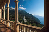 Ausblick vom Balkon, Son Marroig, Deià, Mallorca, Spanien