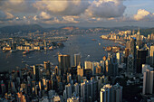 Hong Kong Hafen und Skyline Hong Kong