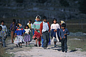Kinder in Tarahumara Mexiko