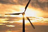 Wind wheel near Wittstock, North Sea, Lower saxony, Germany