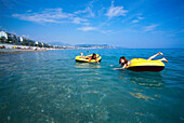 Beach, Baie des Anges, Nice Côte D'Azur, France