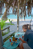 Breakfast at the beach, Body and Soul, Anguilla, Caribbean