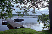 Footbridge, Lake, Smaland Sweden