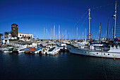 Hafen von Caleta de Fustes, Fuerteventura Kanarische Inseln, Spanien