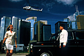 Hubschrauber und Taxi, Hongkong Stürtz Seite 70/71