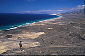 Küstenlandschaft bei Cofete, Fuerteventura, Kanarische Inseln, Spanien, Europa