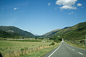 Highway in newzealand, landscape street