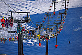 Skiing, Zillertal, Tyrol Austria