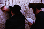 Betende an der Klagemauer, Jerusalem Israel