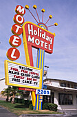 Downtown classic motels, Las Vegas Nevada, USA
