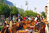 Café infront of Adlon Hotel, Unter den Linden, Berlin