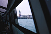 Arriving by waterbus, Venice, Veneto Italy