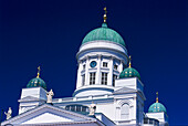 Dome of the Helsinki Cathedral, Helsingin tuomiokirkko, Senate Square, Helsinki, Finland