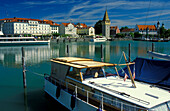 Picturesque habour, Lake of Constance, Bavaria Germany