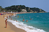 Beach, Lloret de Mar, Costa Brava, Catalonia Spain