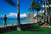 Waikiki Beaches, Waikiki, Oahu Island Hawaii, USA