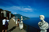 View from Villa Cimbrone, Ravello, Amalfitana Campania, Italy