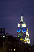 Empire State Bldg. & ConEdison Bldg, Manhattan NYC, USA