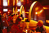 People at a bar at Paramount Hotel, Manhattan, New York City, USA, America