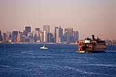 Staten Island Ferry, Downtown Manhatten New York, USA