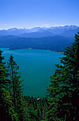 Walchensee and Karwendel, Walchensee, Karwendel Bavaria, Germany