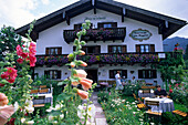 Gardencafe in Kochelsee, Kochelsee, Bavaria Germany