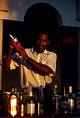 Barkeeper, Bucuti Beach Ressort, Aruba Niederlaendische Antillen