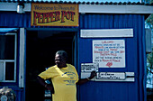 Imbiss Peantus Pepper Pot, Insel Grand Turk Turk&Caicos Isl., Karibik