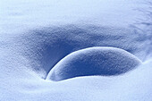 Snow structures, Winter Landscape, Bavaria, Germany