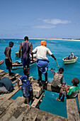 Fishing, S.Maria, Sal, Cape Verde Islands, Africa