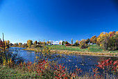 River at fall, P. Quebec Canada