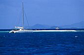 Segelboot , Petite St. Vincent, St. Vincent, Grenadinen